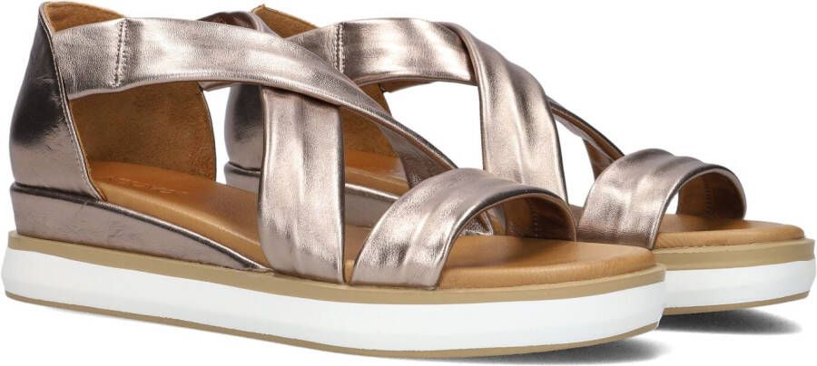 Inuovo 113012 Sandalen Met Sleehak Dames Brons