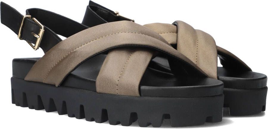 Inuovo Trendy Dad Sandalen met Unieke Look Brown Dames