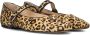 Inuovo Bruine Ponyhair Ballerina Schoenen - Thumbnail 1