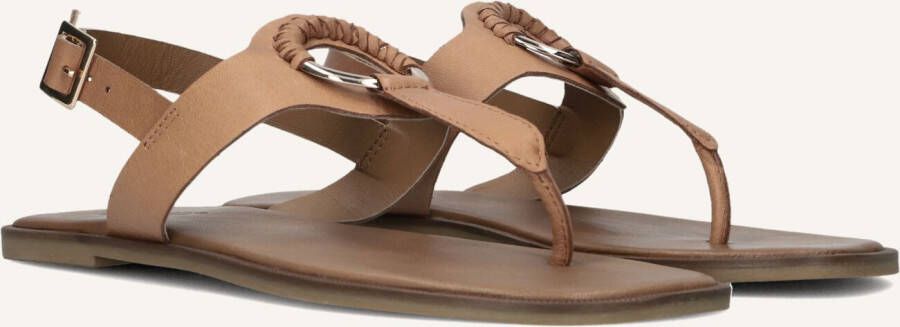 Inuovo Bruine Leren Sandalen Stijlvol Comfortabel
