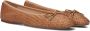 Inuovo Camelgevlochten Ballerina's Brown Dames - Thumbnail 1
