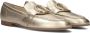 Inuovo Gouden Leren Loafers voor Vrouwen Yellow Dames - Thumbnail 1