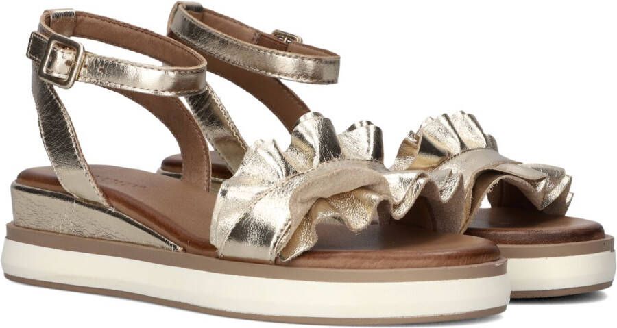 Inuovo 113061 Sandalen Met Sleehak Dames Goud