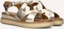 Inuovo Gouden platte sandalen voor vrouwen - Thumbnail 1