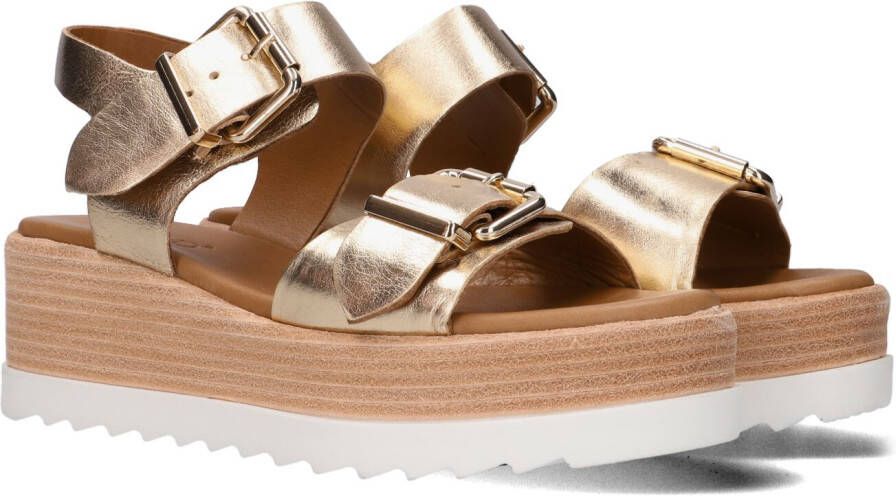Inuovo 22892004 Sandalen Met Sleehak Dames Goud