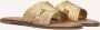 Inuovo B09015 Slippers Dames Goud - Thumbnail 1