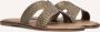 Inuovo B09015 Slippers Dames Groen - Thumbnail 1