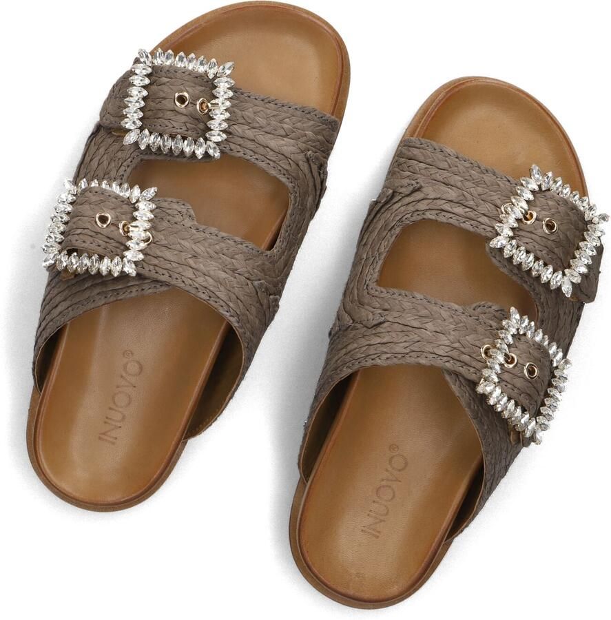 Inuovo Bruine Zomer Slippers Stijlvol Model
