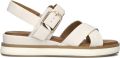 Inuovo Sandalen met sleehak INU-E25-113117-CR - Wit