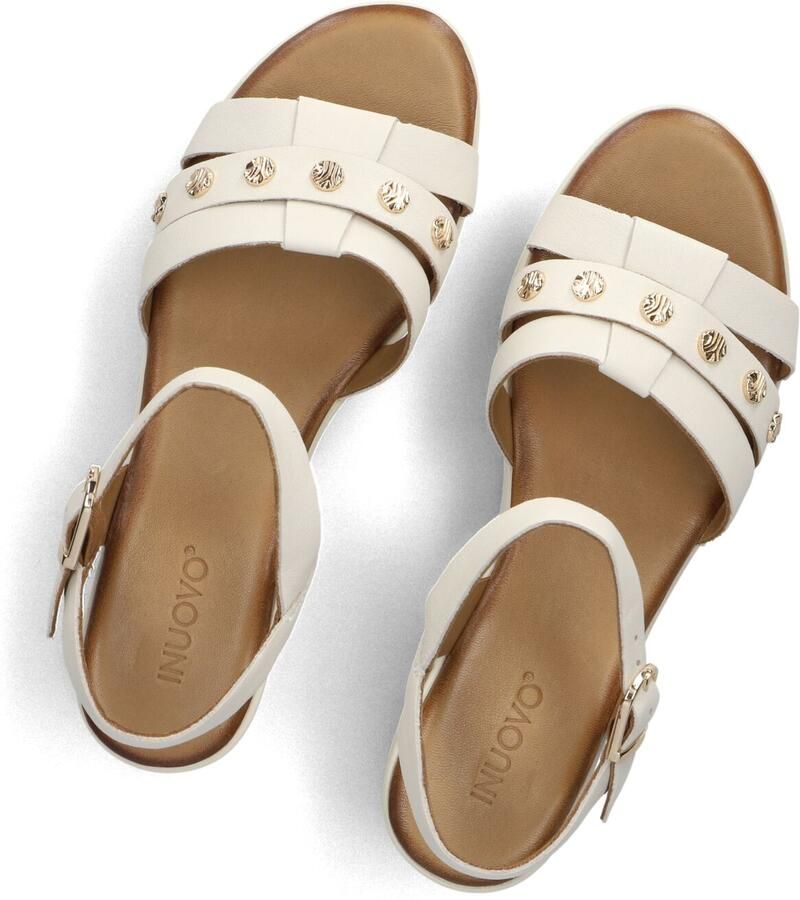 Inuovo Witte Sandalen voor Stijlvolle Zomerdagen