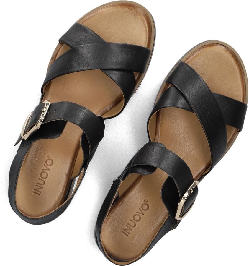 Inuovo Zwarte Sandalen Model 113117