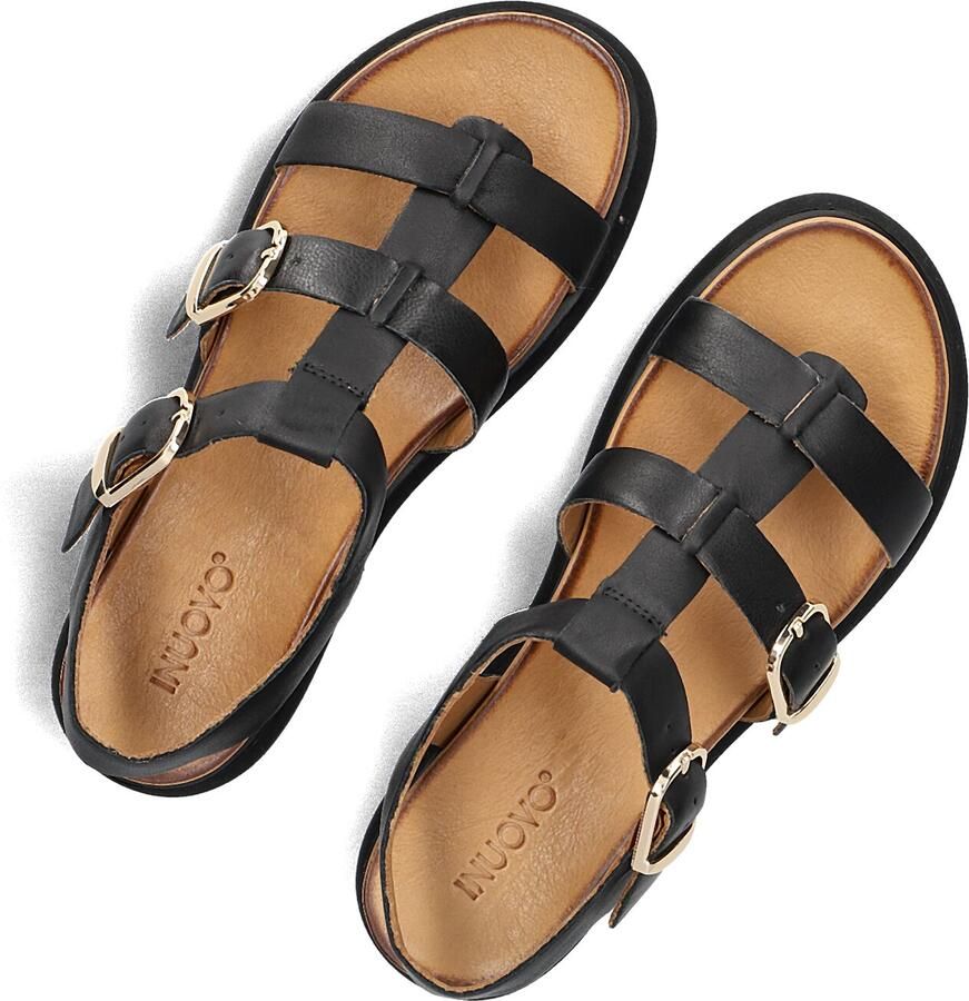 Inuovo Zwarte Sandalen voor Vrouwen
