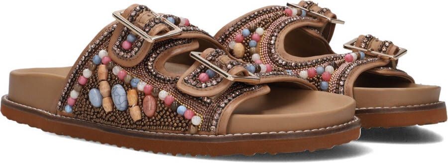 Inuovo Kleurrijke Kralenslippers Multicolor Dames