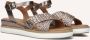 Inuovo Zilveren Leren Gekruiste Band Sandalen - Thumbnail 1