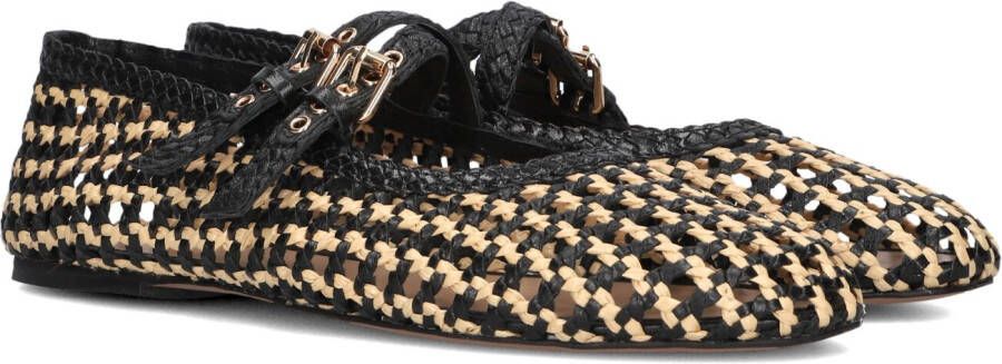 Inuovo D47001 Ballerina's Dames Zwart