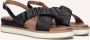 Inuovo Zwarte Leren Sandalen met Gespsluiting Black Dames - Thumbnail 1