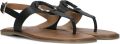 Inuovo Zwarte Sandalen met Metalen Element - Zwart