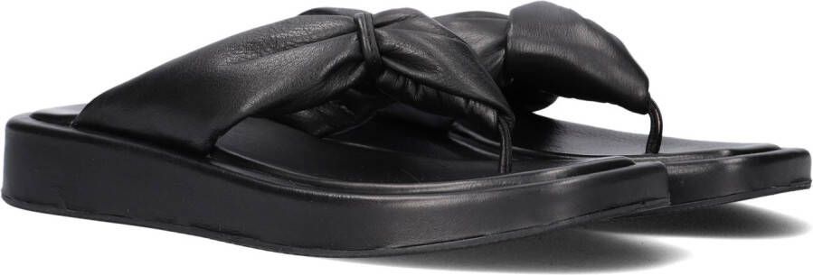 Inuovo Zwarte Trendy Slippers met Unieke Look Black Dames