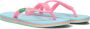 Ipanema Classic Brasil Kids Unisex Junior Slippers Blue Pink - Thumbnail 1