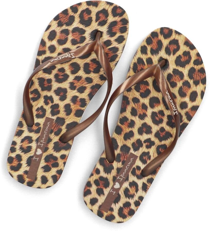 Ipanema Animal Print Dames Slippers Beige - Foto 2