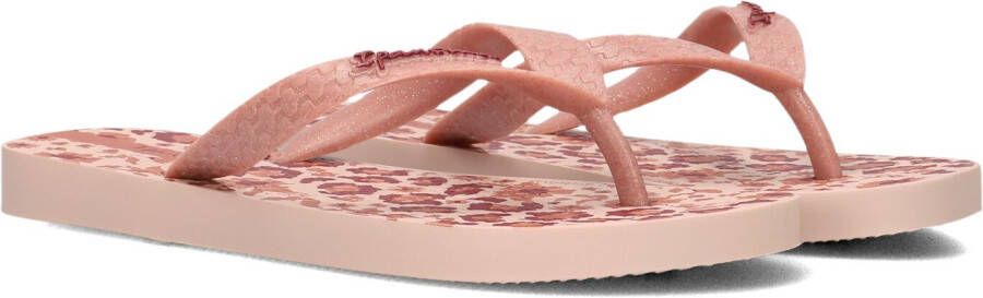 Ipanema Temas teenslippers met panterprint oudroze Meisjes Rubber 33 34