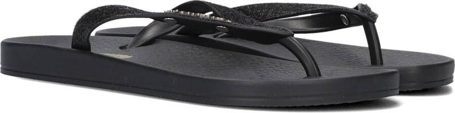 Ipanema Anatomic Lolita teenslippers zwart met glitter