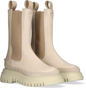 Combat Boots winterwit bruin Tinten 01000 Chelsea boots Enkellaarsjes Dames Beige