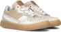 Jochie & Freaks Kate Lage sneakers Leren Sneaker Meisjes Kids Beige - Thumbnail 1