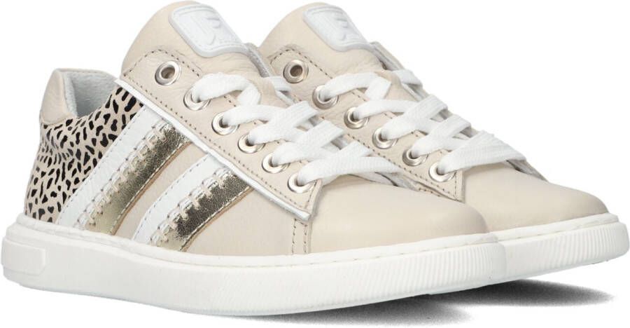 Jochie & Freaks Beige Lage Sneakers Steffie