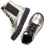 Jochie & Freaks Brune Veterboots Laarzen Met Veters Meisjes Kids Goud - Thumbnail 5