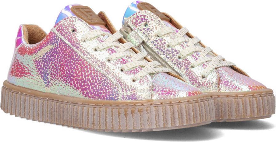 Jochie & Freaks Jessica Lage sneakers Leren Sneaker Meisjes Kids Goud