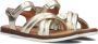 Jochie & Freaks Blossom Sandalen Meisjes Goud - Thumbnail 1