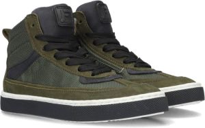 Jochie & Freaks Groene Hoge Sneaker Tijn
