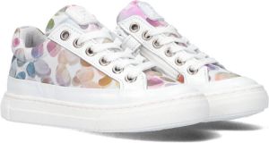 Jochie & Freaks Sis 1 Lage sneakers Leren Sneaker Meisjes Wit