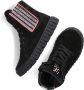Jochie & Freaks Brune Veterboots Laarzen Met Veters Meisjes Kids Zwart - Thumbnail 1