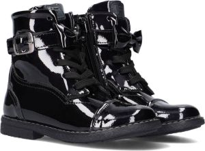 Jochie & Freaks Zwarte Veterboots Jf-21172