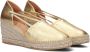 Kanna 23010 Espadrilles Zomer Schoenen Dames Goud - Thumbnail 1