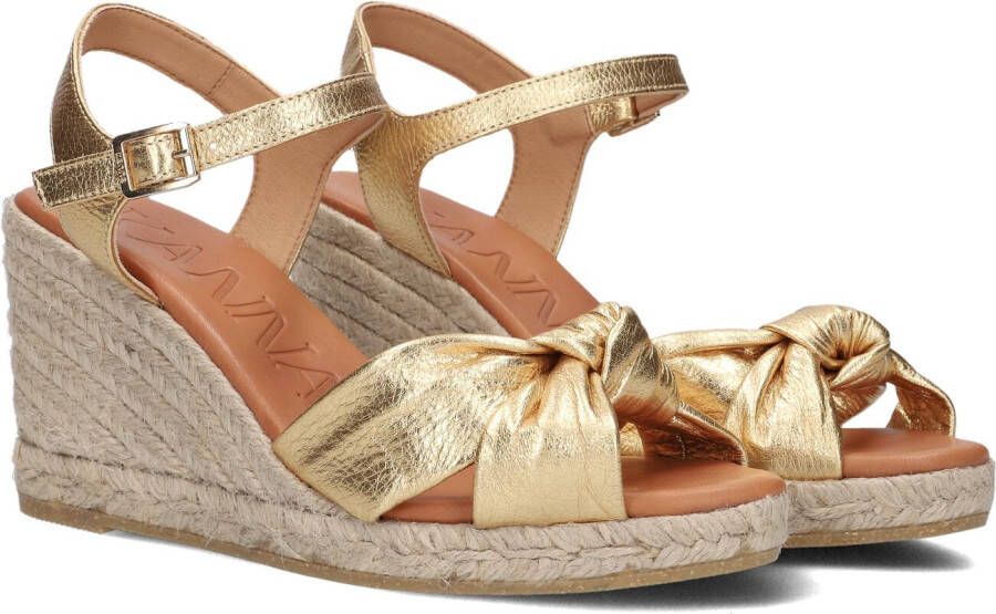 KANNA Gouden Espadrilles 23104