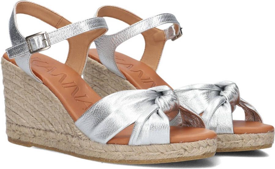 KANNA Zilveren Espadrilles 23104