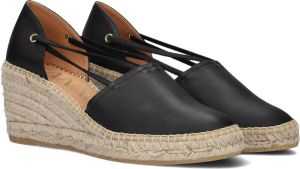 Kanna 23010 Espadrilles Met Sleehak Dames Zwart