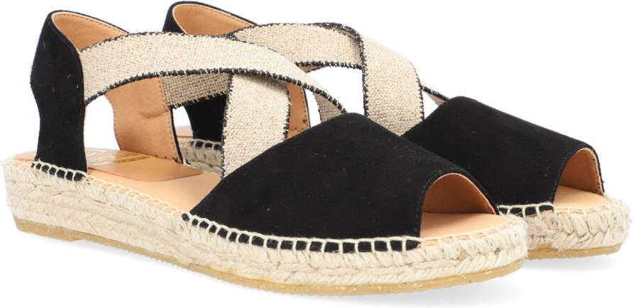 Kanna Ada Espadrilles Dames Zwart