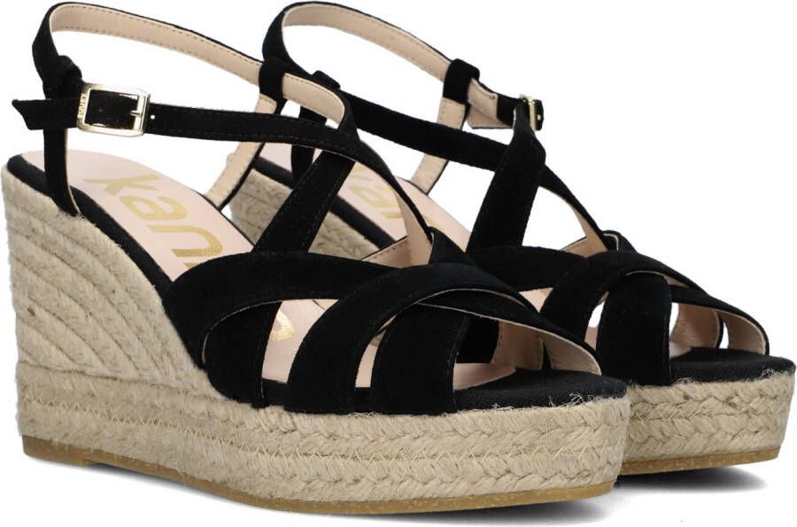 Kanna Kv22073 Sandalen Met Sleehak Dames Zwart