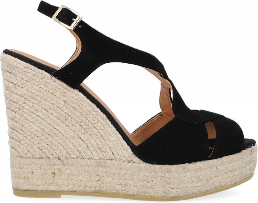 Kanna Sofia Espadrilles Dames Zwart