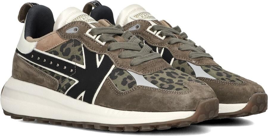 Kaotiko Lage Sneakers AR002-02 Detroit Glam Khaki