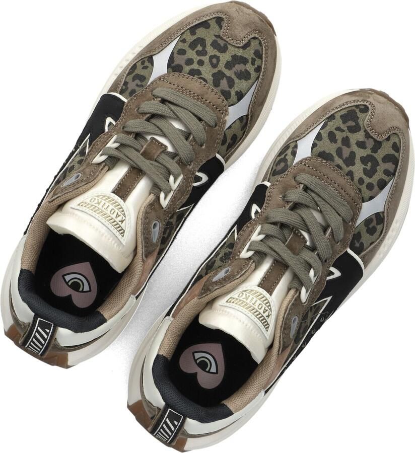 Kaotiko Lage Sneakers AR002-02 Detroit Glam Khaki - Foto 2