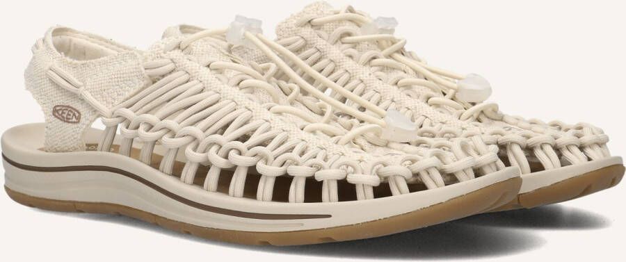 KEEN Instappers Dames Uneek W Maat: 39 Materiaal: Canvas Kleur: Beige