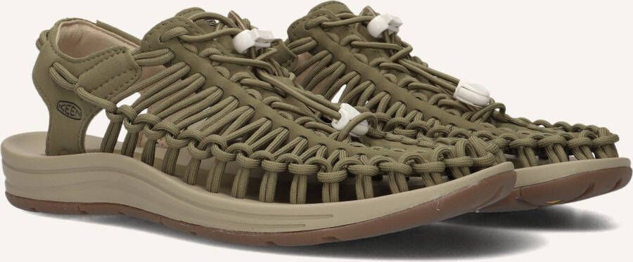 KEEN Instappers Dames Uneek W Maat: 41 Materiaal: Canvas Kleur: Groen