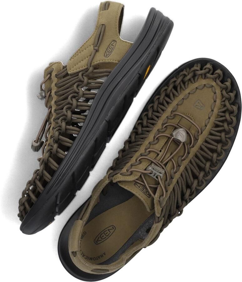 KEEN Sandalen Heren Uneek M Maat: 41 Materiaal: Suède Kleur: Groen