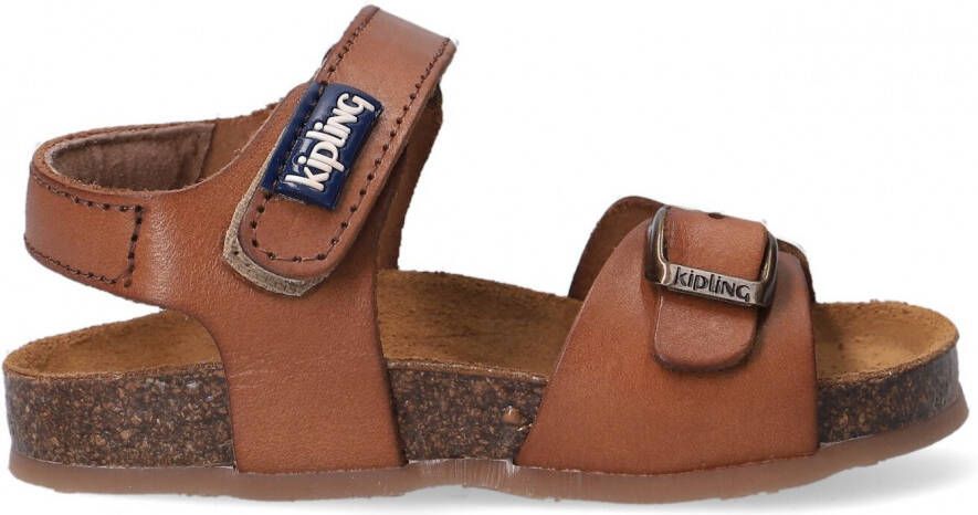 Kipling Fabio sandalen cognac - Schoenen.nl