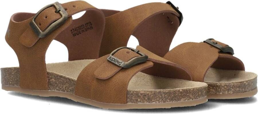 Kipling Sunset 1 nubuck slippers cognac Bruin Effen 23